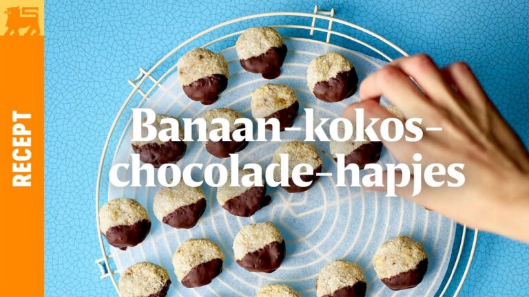 Banaan-kokos-chocoladehapjes