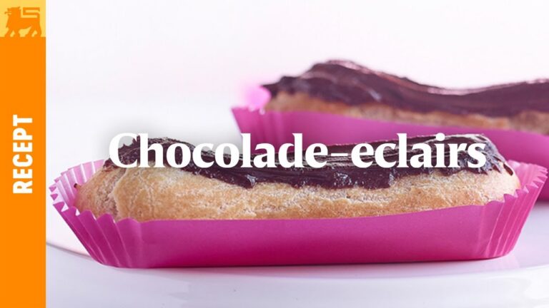 Chocolade-eclairs met grand cru pure chocolade