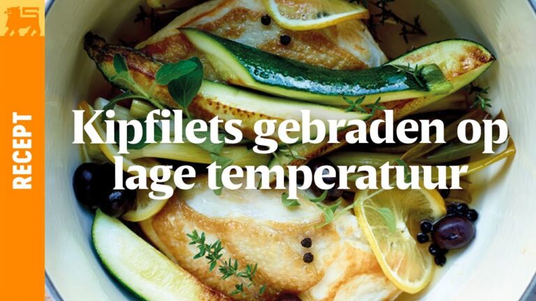 Kipfilets gebraden op lage temperatuur
